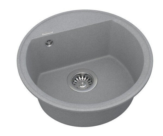 Кухонная мойка гранитная Vankor Easy, 45x45, серый (EASY EMR 01.45 GRAY)