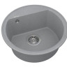 Кухонная мойка гранитная Vankor Easy, 45x45, серый (EASY EMR 01.45 GRAY)