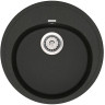 Кухонная мойка гранитная Vankor Sity, 50х50, черный (SITY SMR 01.50 BLACK)