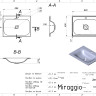 Умывальник JESSEL 600 MIRASOFT