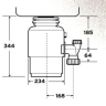 Подрібнювач харчових відходів In-Sink-Erator Evolution 250 (EVOLUTION 250)