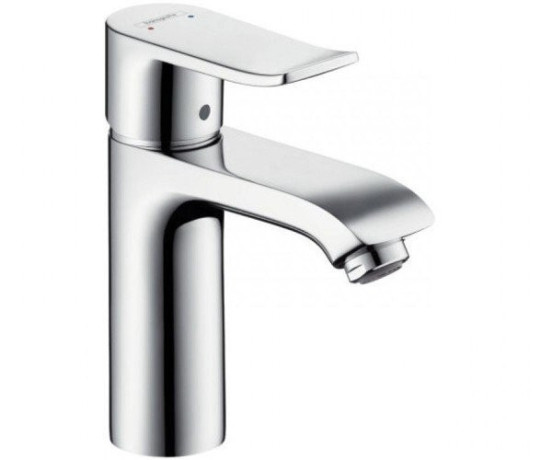 Cмеситель для умывальника Hansgrohe Metris, однорычажный, хром (31084000)
