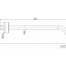 Кронштейн для верхнего душа Genebre Tau (B65113 18)