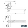 Змішувач для ванни Cosh New, одноважільний, хром (COSHCRMS09005AN)