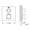 Термостат Grohe Grohtherm Cube, хром (24155000)