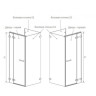 Душова кабіна Radaway Euphoria KDJ, права, 110x110 (383041-01R)