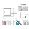 Душова кабіна Radaway Euphoria KDJ, права, 110x110 (383041-01R)