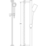 Душевой гарнитур Steinberg Serie 100 (100 1622)