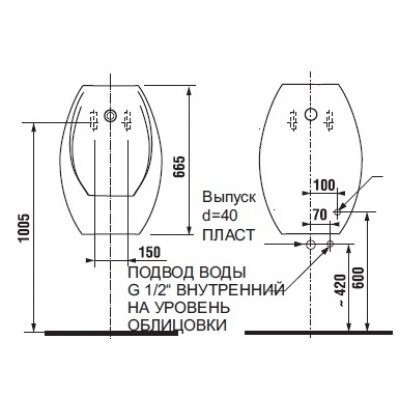 Пісуар сенсорний Jika Domino Sensor (H8411010004871)