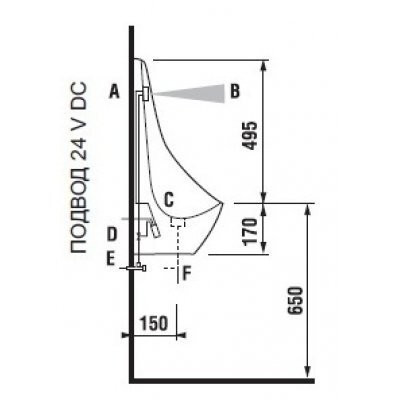 Пісуар сенсорний Jika Domino Sensor (H8411010004871)