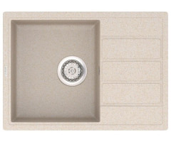 Кухонна мийка гранітна Vankor Easy, 62x44, бежевий (EASY EMP 02.62 BEIGE)