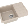 Кухонная мойка гранитная Vankor Easy, 62x44, бежевый (EASY EMP 02.62 BEIGE)