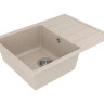 Кухонная мойка гранитная Vankor Easy, 62x44, бежевый (EASY EMP 02.62 BEIGE)