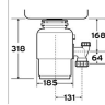 Подрібнювач харчових відходів In-Sink-Erator Model 56 (MODEL 56)
