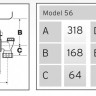 Подрібнювач харчових відходів In-Sink-Erator Model 56 (MODEL 56)