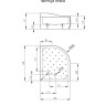 Душовий піддон Radaway Korfu E, 120x90 (4E91240-03L)