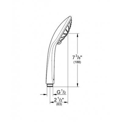 Ручний душ Grohe Euphoria Massage (27239000)