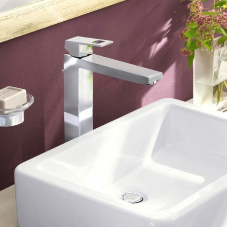 Змішувач для умивальника Grohe Eurocube, одноважільний, хром (23406000)