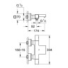 Термостат Grohe Grohtherm Cube, хром (34497000)