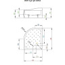 Душовий піддон Radaway Korfu E, 120x90 (4E91240-03R)