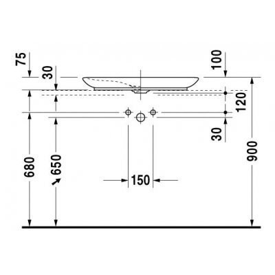 Умивальник підвісний Duravit PuraVida, 70 (370700000)