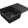 Кухонна мийка гранітна Vankor Easy, 62x44, чорний (EASY EMP 02.62 BLACK)