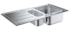Кухонна мийка сталева Grohe K500, 97x50 (31572SD0)