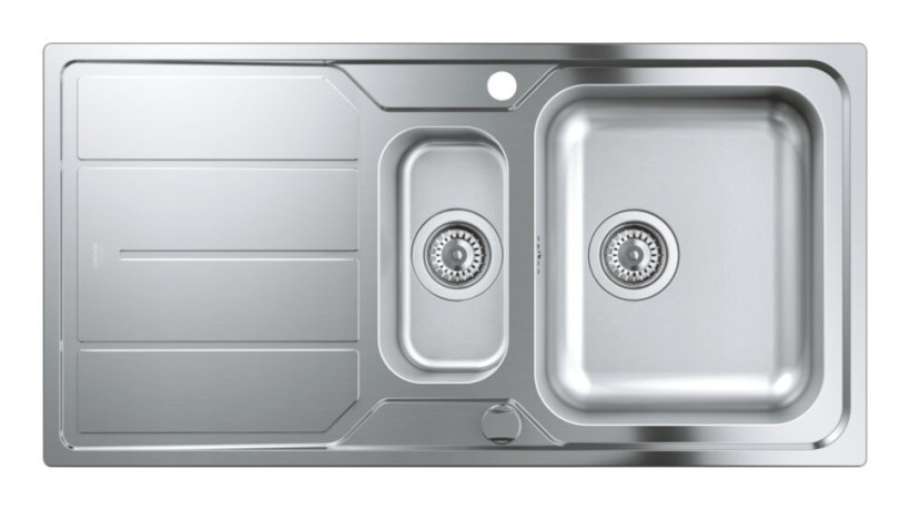 Кухонна мийка сталева Grohe K500, 97x50 (31572SD0)