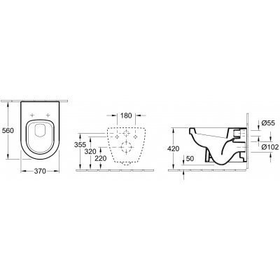 Унітаз підвісний Villeroy&Boch Omnia Architectura (567410R1)