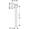 Держатель для полотенец Axor Citterio (41721000)