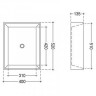 Умивальник накладний Jaquar JDS, 51 (JDS-WHT-25907N)