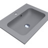 Умывальник DELLA 600 MIRASTONE GRAY