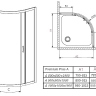 Душевая кабина Radaway Premium Plus, 85x85 (30420-01-01N)