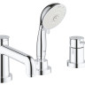 Змішувач для ванни Grohe BauClassic, одноважільний, хром (2511800A)