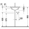 Умивальник підвісний Duravit Starck-3, 31 (752440000)