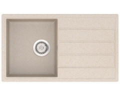 Кухонна мийка гранітна Vankor Easy, 76x44, бежевий (EASY EMP 02.76 BEIGE)