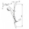 Душовий гарнітур KFA Armatura Calipso (841-170-00)