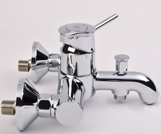 Змішувач для ванни Grohe BauClassic, одноважільний, хром (32865000)