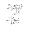 Змішувач для ванни Grohe BauClassic, одноважільний, хром (32865000)