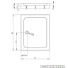 Душовий піддон Radaway Laros D, 120x80 (SLD81217-01)