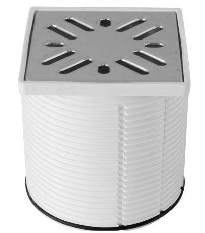 Надставка для трапу Styron, решітка, 10х10 (STY-505-100)