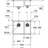 Кухонна мийка сталева Grohe K700U, 58x44 (31577SD0)