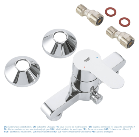 Cмеситель для душа Grohe BauEdge, однорычажный, хром (23333000)