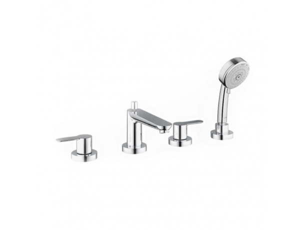 Змішувач для ванни Grohe BauEdge, двовентильний, хром (2512000A)