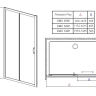 Душові двері Radaway Premium Plus DWJ 100 (33303-01-01N)