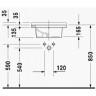 Умивальник підвісний Duravit Starck-3, 48 (303480030)