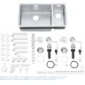 Кухонна мийка сталева Grohe K700U, 76x45 (31575SD0)
