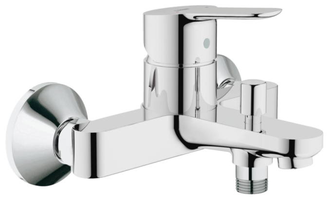 Смеситель для ванны Grohe BauEdge, однорычажный, хром (23334000)