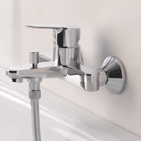 Смеситель для ванны Grohe BauEdge, однорычажный, хром (23334000)