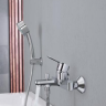 Смеситель для ванны Grohe BauEdge, однорычажный, хром (23334000)